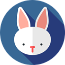 rabbit, Animal Kingdom, zoo, Wild Life, Animals SteelBlue icon