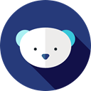 Animal Kingdom, zoo, polar bear, Wild Life, Animals MidnightBlue icon