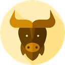 Animal Kingdom, Wild Life, zoo, buffalo, Animals Moccasin icon
