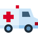 Ambulance, vehicle, Automobile, medical, Healthcare And Medical, transportation, transport, emergency Lavender icon