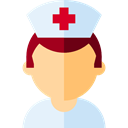 Medical Assistance, user, Professions And Jobs, woman, Avatar, Healthcare And Medical, Nurse, hospital Lavender icon