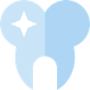 medical, tooth, Dentist, molar, Healthcare And Medical LightBlue icon