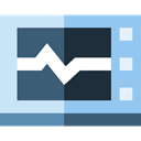 Health Clinic, medical, Healthcare And Medical, Electrocardiogram, hospital, Cardiogram, Stats SkyBlue icon