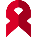 Signaling, Ribbon, medical, Solidarity, Aids Crimson icon