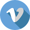 Logos, Logo, Vimeo, Brands And Logotypes, social network, logotype, social media CornflowerBlue icon
