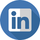 Brand, Logo, Linkedin, logotype, social media, social network, Brands And Logotypes SteelBlue icon
