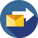 Message, Communications, Email, sending, Note, interface, mail, send, envelope SteelBlue icon