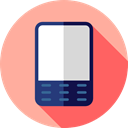 pda, Communications, mobile phone, electronic, smartphone, technology, cellphone LightPink icon