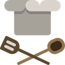 Tools And Utensils, Restaurant, Chef, Cooker, Food And Restaurant, Chef Hat, spoon DarkGray icon