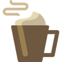 hot drink, Chocolate, food, coffee cup, Food And Restaurant, Coffee, mug, Tea Cup DarkOliveGreen icon