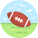 American football, Team Sport, Sports And Competition, team, equipment, sports PaleTurquoise icon