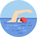 Water Sports, sports, swimming, Olympic Games, swim, Sports And Competition, olympic LightBlue icon