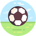 Sports And Competition, Football, Game, equipment, sports, Team Sport, soccer PaleTurquoise icon