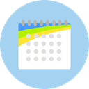 Calendar, interface, date, Calendars, Time And Date, Schedule, time, Administration, Organization LightBlue icon