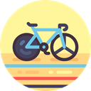 cycling, Bicycle, sports, Sports And Competition, transportation, transport, vehicle, exercise, Bike, sport Khaki icon