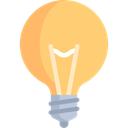 Idea, electricity, invention, Light bulb, technology, electronics, illumination Khaki icon