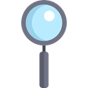 detective, magnifying glass, Loupe, zoom, search, Tools And Utensils Black icon