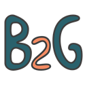 B2g, business model, business to government, business 2 government DarkSlateGray icon