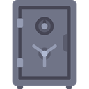 security, Business And Finance, Business, Tools And Utensils, savings, banking, Safebox, Bank SlateGray icon