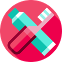 toothpaste, Healthcare And Medical, Toothbrush, Hygienic, Health Care IndianRed icon