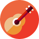 music, String Instrument, Orchestra, Acoustic Guitar, guitar, musical instrument, Music And Multimedia Tomato icon