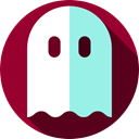 horror, halloween, spooky, fear, scary, Terror, Ghost Maroon icon