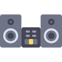 speakers, music player, electronic, Cd player, Furniture And Household, technology, Device SlateGray icon