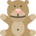 childhood, Animals, puppet, Animal, children, Kid And Baby, teddy bear, Fluffy DarkKhaki icon