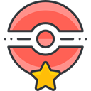 video game, star, gaming, nintendo, pokemon Tomato icon