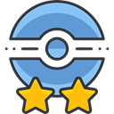 nintendo, video game, gaming, insignia, pokemon CornflowerBlue icon