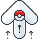 video game, Arrows, up arrow, nintendo, pokemon, gaming WhiteSmoke icon