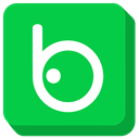 Badoo, social media LimeGreen icon