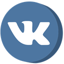 Vk, social media SteelBlue icon