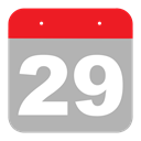 twenty-nine, Schedule, Calendar, two, event, nine, hovytech DarkGray icon