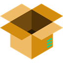 package, Box, packaging, Business, Delivery, cardboard, fragile, Business And Finance SandyBrown icon