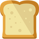 food, breakfast, meal, Bread, toast, Bakery, Food And Restaurant PaleGoldenrod icon