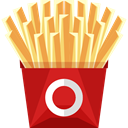 french fries, Potatoes, Food And Restaurant, food, Restaurant, Fast food, junk food SandyBrown icon