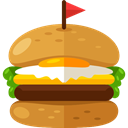 food, Fast food, junk food, sandwich, Burger, hamburger, Food And Restaurant Peru icon