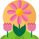nature, Bloom, spring, floral, plant SandyBrown icon