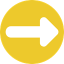 Arrows, next, Orientation, skip, right arrow, directional, Multimedia Option Goldenrod icon