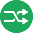 Arrows, Change, interface, exchange, shuffle, symbols, random, changing, Multimedia Option SeaGreen icon