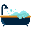Clean, Bath, bathroom, washing, hygiene, Bathtub, Hygienic, Furniture And Household MidnightBlue icon