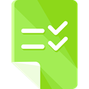 paper, list, check mark, interface, education, Checklist, Checked, checking, Files And Folders YellowGreen icon