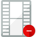 document, delete, Archive, cancel, files, video file, Formats, Files And Folders WhiteSmoke icon