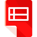 Extension, xlsx, Files And Folders, document, File, Format, Excel Red icon