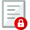 document, File, security, Archive, padlock, interface, Files And Folders Lavender icon