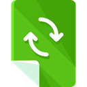 refresh, interface, Files And Folders, document, File, Archive LimeGreen icon