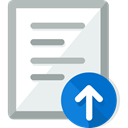 document, File, Archive, upload, interface, Files And Folders Lavender icon