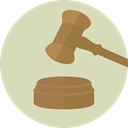 miscellaneous, hammer, law, auction, judge, justice, Bid, Verdict LightGray icon