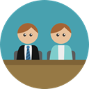 people, user, Avatar, law, lawyer, Court, trial, profession, Professions And Jobs CadetBlue icon